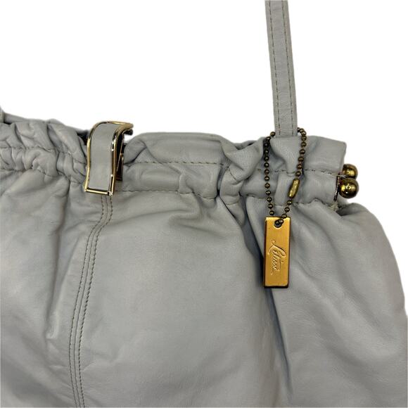 Vintage Letisse Gray Shoulder Strap Pouch Purse - Picture 5 of 11